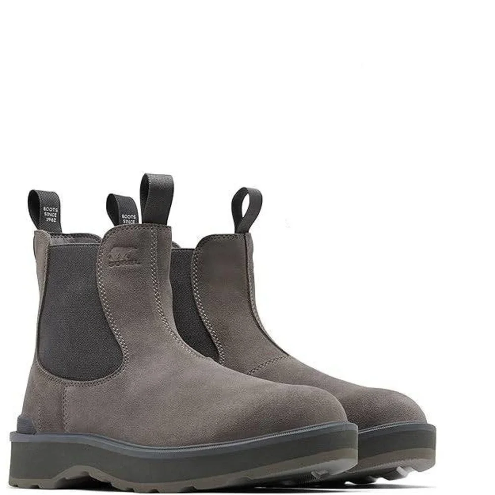 Sorel Hi Line Chelsea Waterproof Boots Quarry Grill Gray US 10.5 New with box